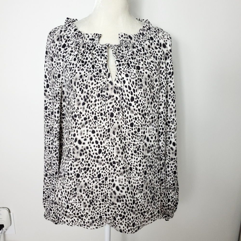 A New Day animal print top small